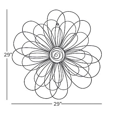 Stella & Eve Black Iron Wall Decor