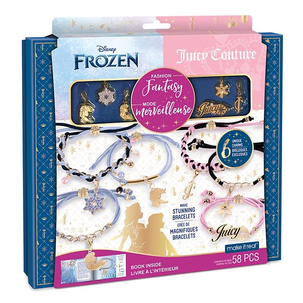 Make It Real Juicy Couture: 2 In 1 Crystal Bracelet Charms Kit, Arts &  Crafts, Household