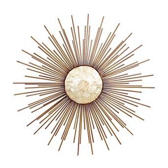 Stella & Eve Bronze Capiz Wall Decor