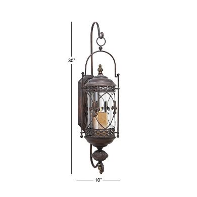 Stella & Eve Brown Glass Wall Sconce