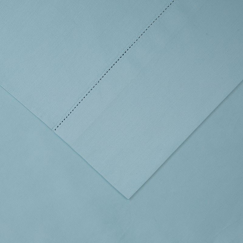 Pointehaven 525-Thread Count Combed Cotton Sheet Set, Blue, King Set