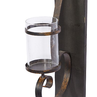 Stella & Eve Black Iron Rustic Wall Sconce