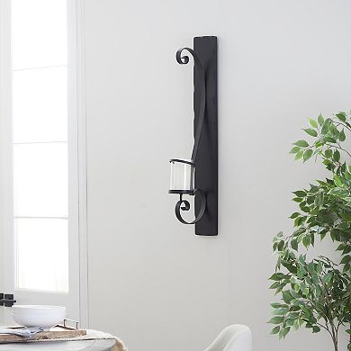 Stella & Eve Black Iron Rustic Wall Sconce