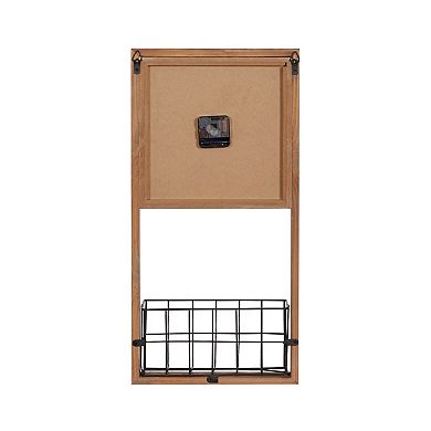 Stella & Eve Brown Wood Wall Clock