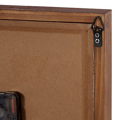 Stella & Eve Brown Wood Wall Clock