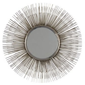 Stella & Eve Silver Iron Wall Mirror