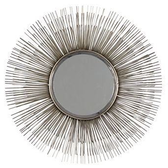 Stella & Eve Silver Iron Wall Mirror