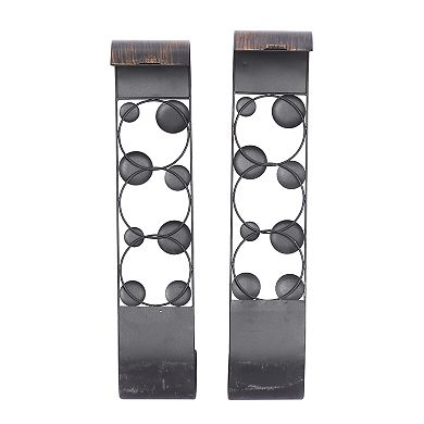 Stella & Eve 2-piece Iron Wall Scroll Sconce Set