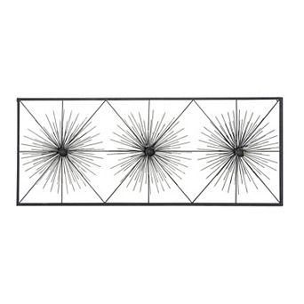 Stella & Eve Black Iron Wall Decor