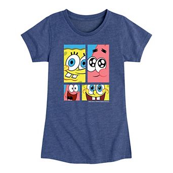 Girls 7-16 Nickelodeon SpongeBob SquarePants & Patrick Starfish Tee