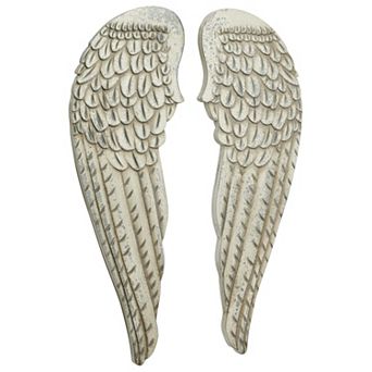 Stella & Eve Angel Wings Wood Wall Decor 2 pc Set