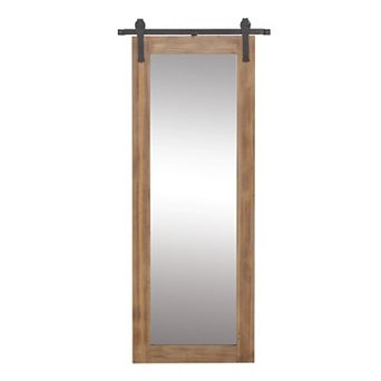 Stella & Eve Brown Wood Wall Mirror