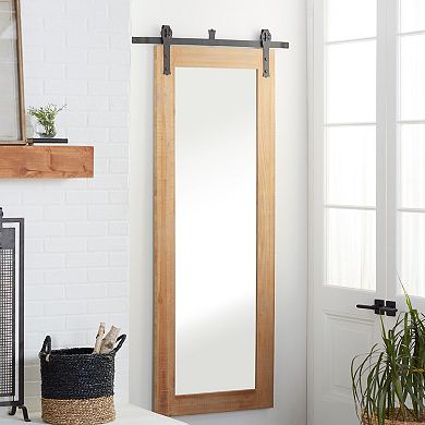 Stella & Eve Brown Wood Wall Mirror
