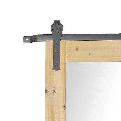 Stella & Eve Brown Wood Wall Mirror