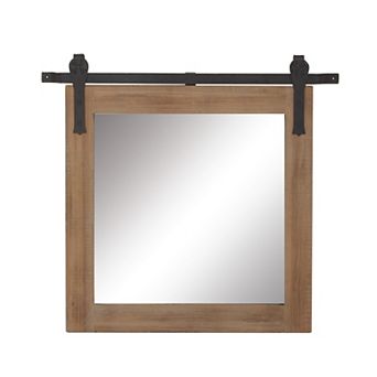 Stella & Eve Brown Fir Wall Mirror