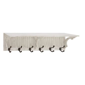Stella & Eve White Wood Wall Hook