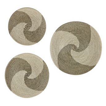 Stella & Eve Swirl Pattern Wall Decor 3 pc Set