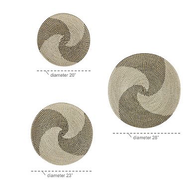 Stella & Eve Swirl Pattern Wall Decor 3-piece Set