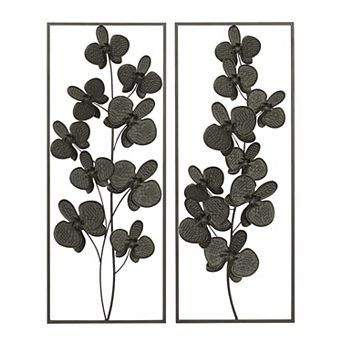 Stella & Eve 2 pc Floral Wall Decor Set