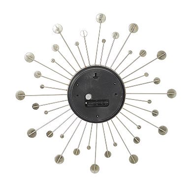 Stella & Eve Glam Gold Iron Wall Clock