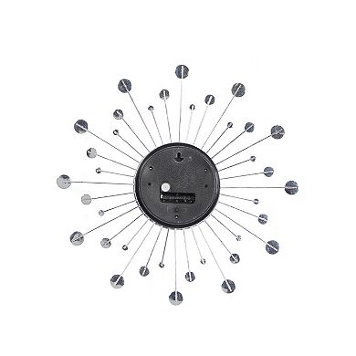 Stella & Eve Silver Iron Wall Clock