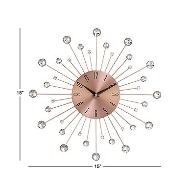 Stella & Eve Iron Wall Clock 2-piece Set
