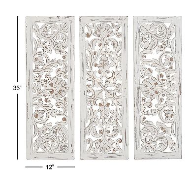 Stella & Eve Wood Wall Decor 3-piece Set