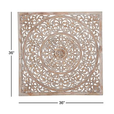 Stella & Eve Brown Wood Wall Decor