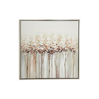 Stella & Eve Polystone Floral Framed Wall Art