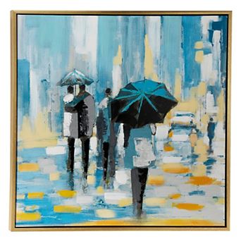 Stella & Eve Polystone Rainy Day Framed Wall Art