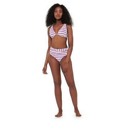 Women's Freshwater Print Underwire Longline Swim Top