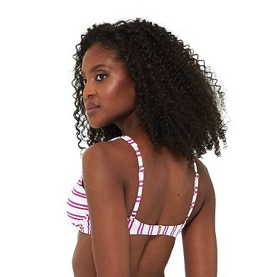 Women's Freshwater Print Underwire Longline Swim Top