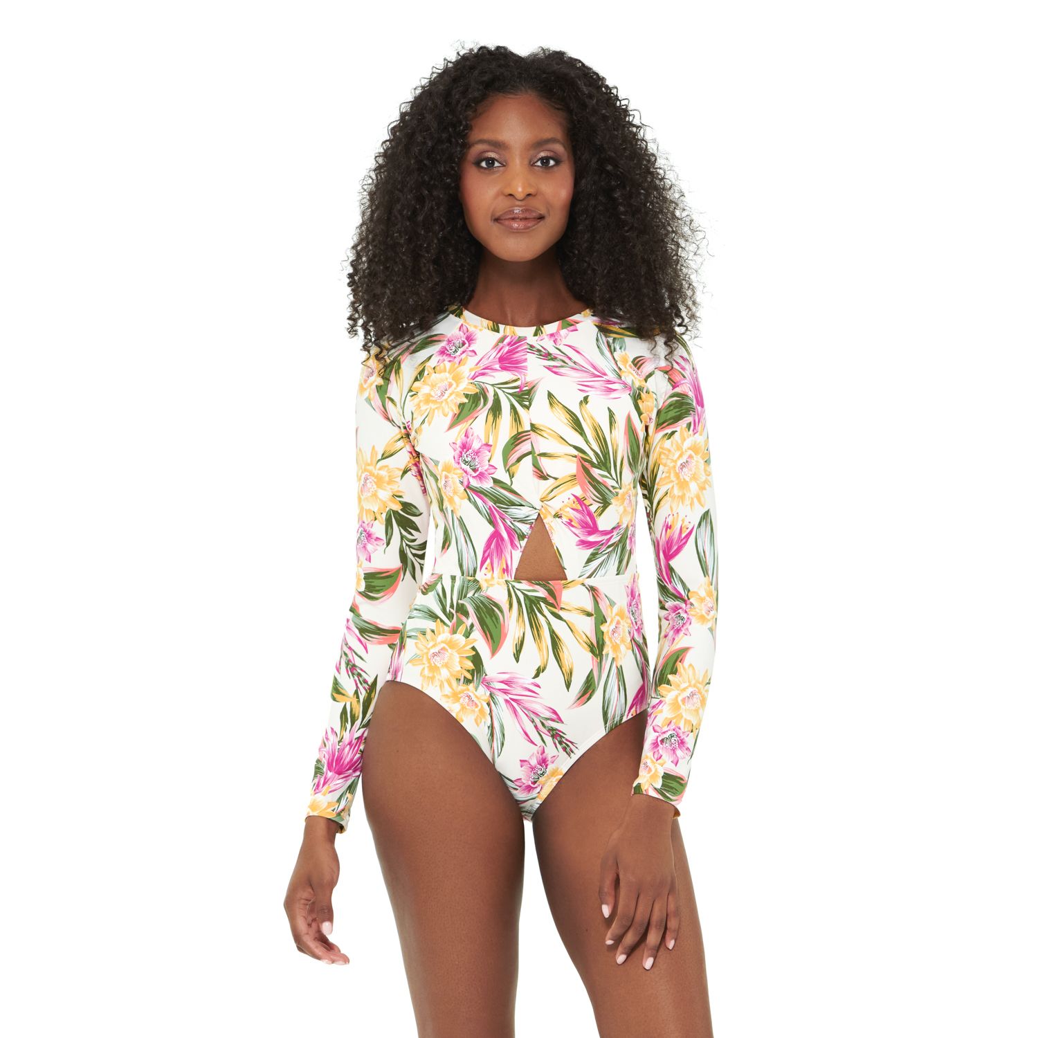 long sleeve one piece swimsuit