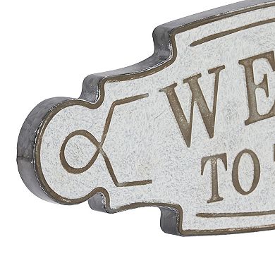 Stella & Eve Beige Iron Wall Decor