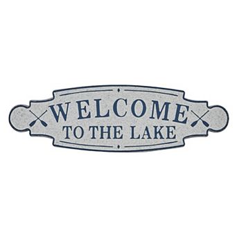 Stella & Eve "Welcome to the Lake" Iron Wall Decor