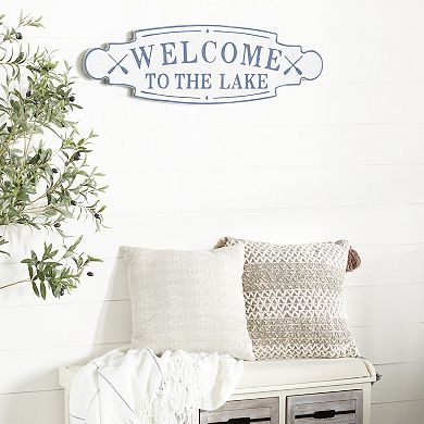 Stella & Eve Blue Iron Wall Decor
