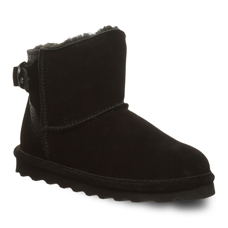 Bearpaw Betty Womens Suede Winter Boots, Size: 6, Black