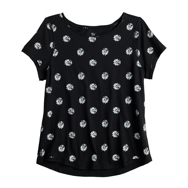 Girls 6-20 SO® Adaptive Sensory Graphic Tee in Regular & Plus Size