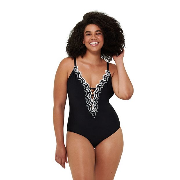 Kohls plus discount bathing suits