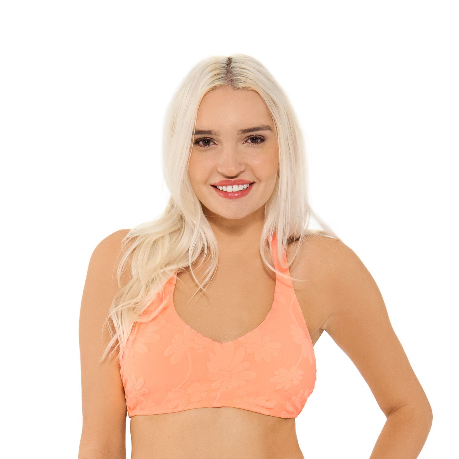 Juniors' Ninety-Nine° Halter Bandeau Tankini