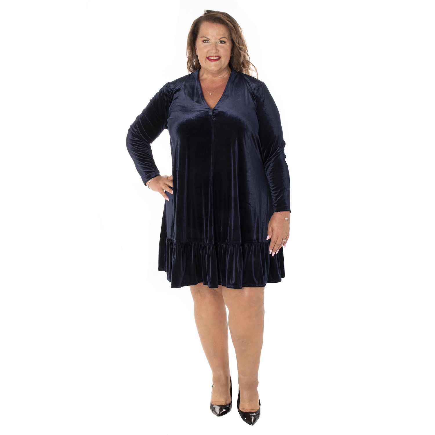 velvet plus size suit