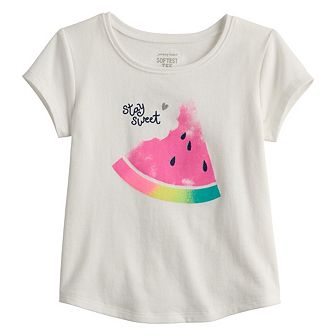 Toddler Girl Jumping Beans® Core Shirttail Graphic Tee