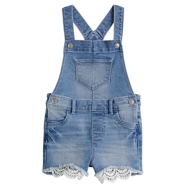 Toddler Girl Jumping Beans® Denim Shortalls