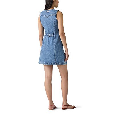 white christmas dresses Back to Virginia Denim Mini Dress