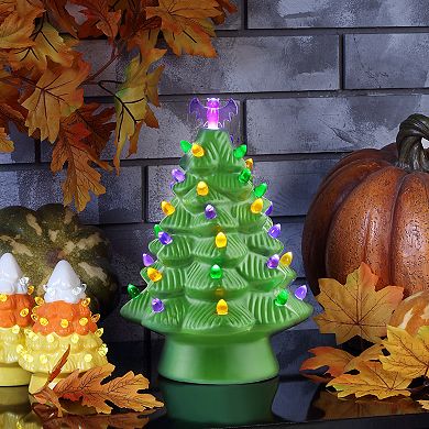 Mr. Halloween Green Halloween Tree Table Decor