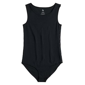 Girls 6-20 SO® Adaptive Bodysuit in Regular & Plus Size
