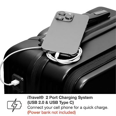 Traveler's Choice Mykel 22-in. Carry-On Front Pocket Hardside