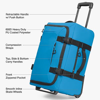 Traveler's Choice Wendy Hill Travel 21-Inch Carry-On Softside