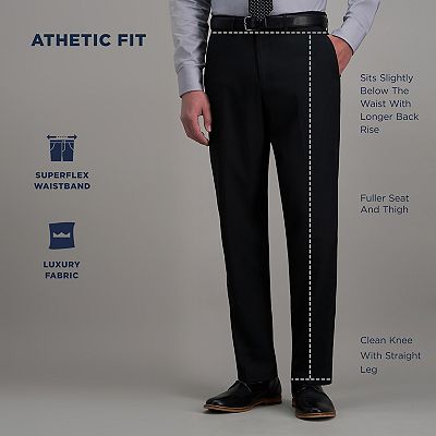 slim fit dress slacks Tropic Comfortable & Affordable Men's Dress Pants Stone Grey / 30/30 / Slim main image 1