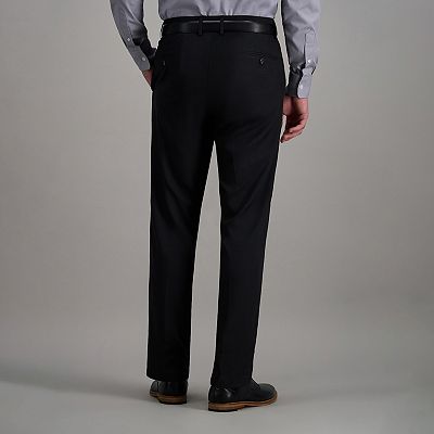 Haggar Pro Football Hall of Fame Suit Pants in Black | Size: 42 x 32